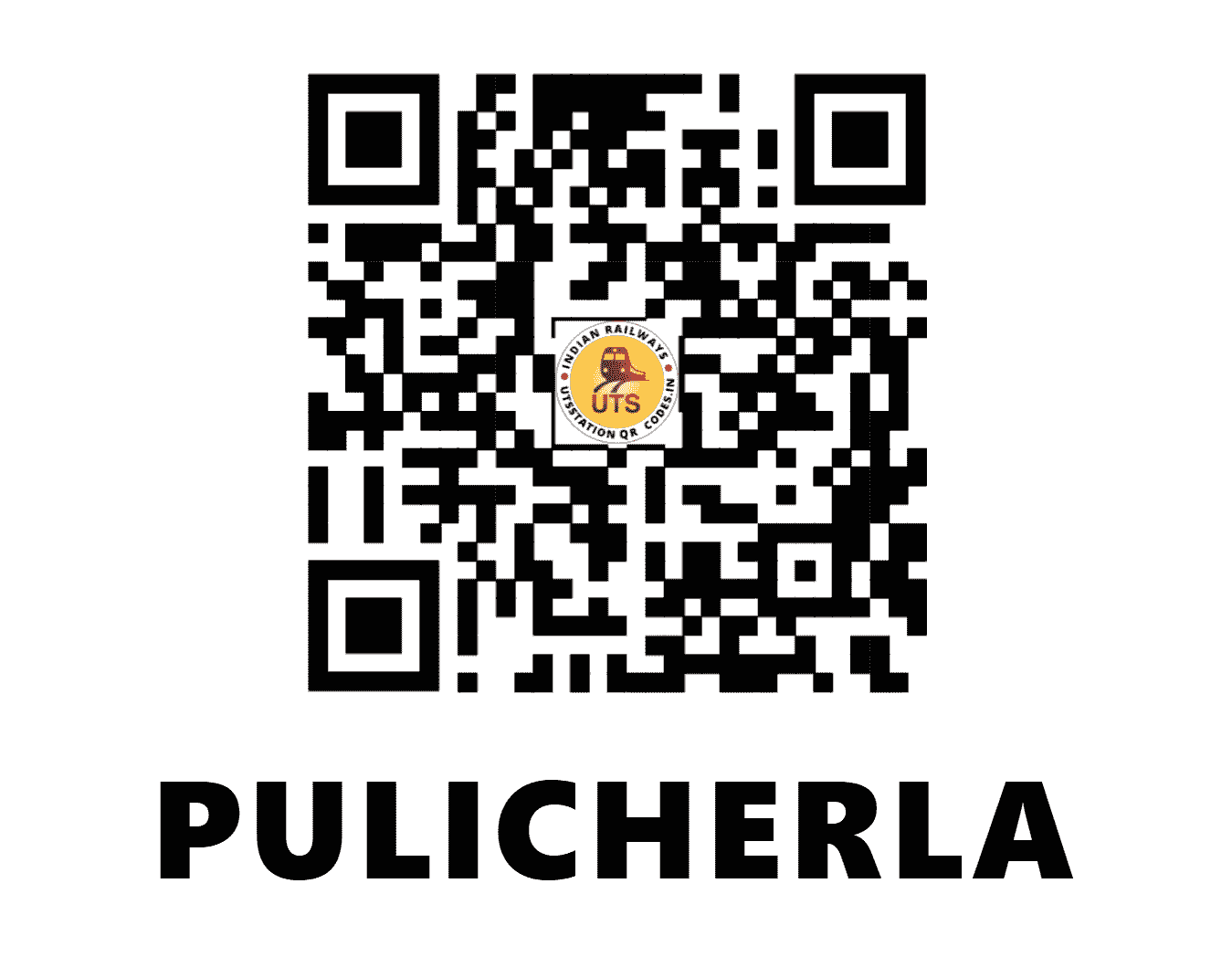 UTS QR Code for PULICHERLA - PCL - SC (ANDHRA PRADESH)